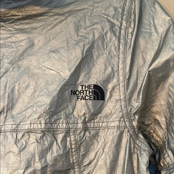 The North Face Shimmering Silver Windbreaker - Picture 8 of 11